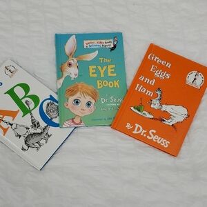 Set Of three (3) Dr. Seuss Iconic Books. NWT